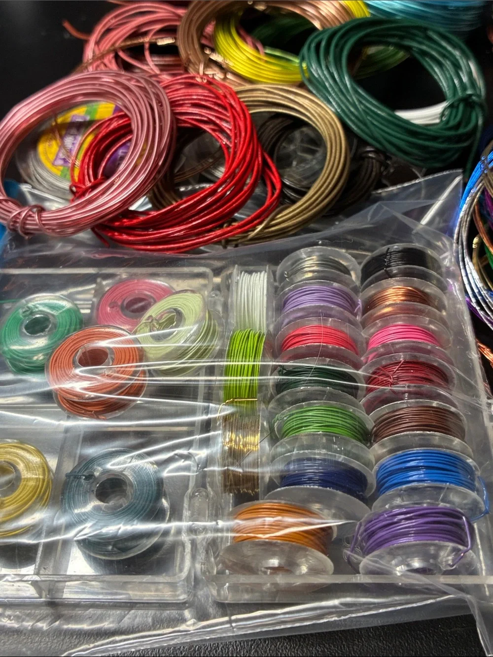 Assorted Colored Craft Wire Spools - Multicolor